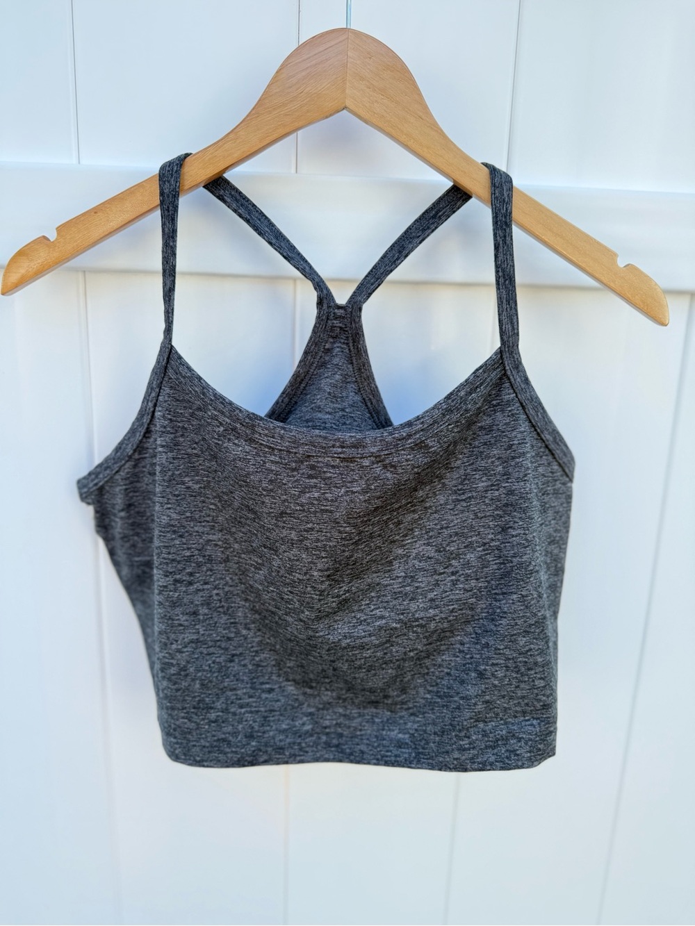 OFFLINE by Aerie Charcoal Gray Sports Bralette